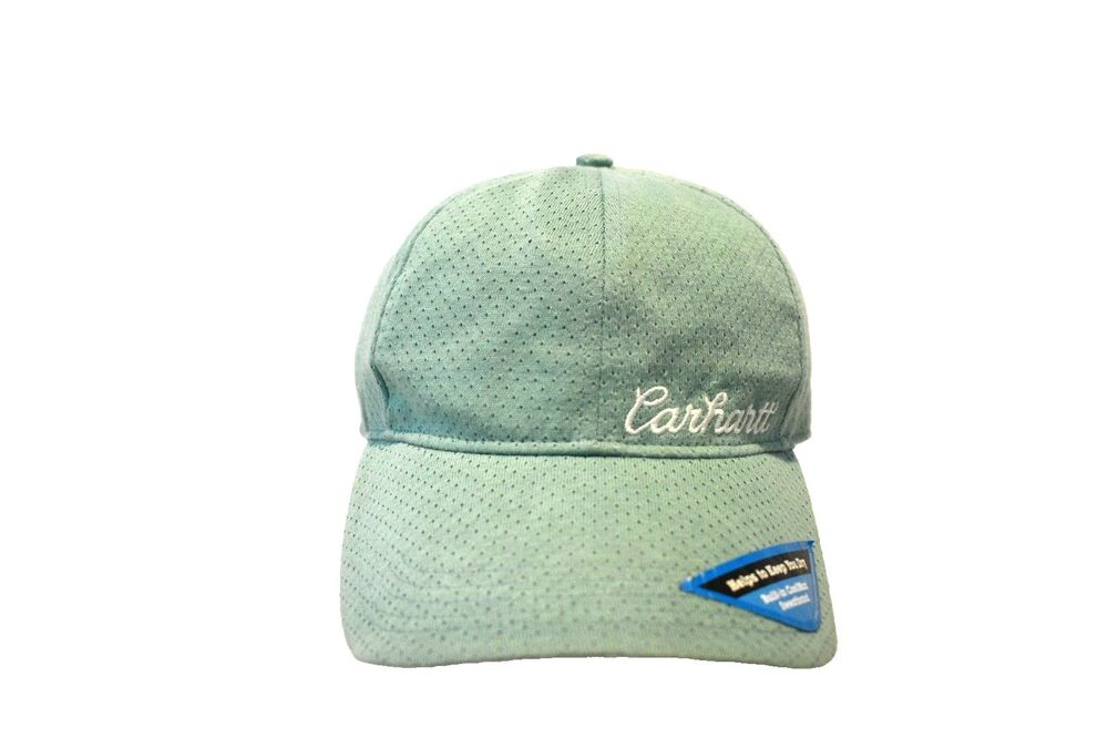 Carhartt Script Adjustable Hat Sage Green Outdoor Mom Dad Baseball Workwear Cap